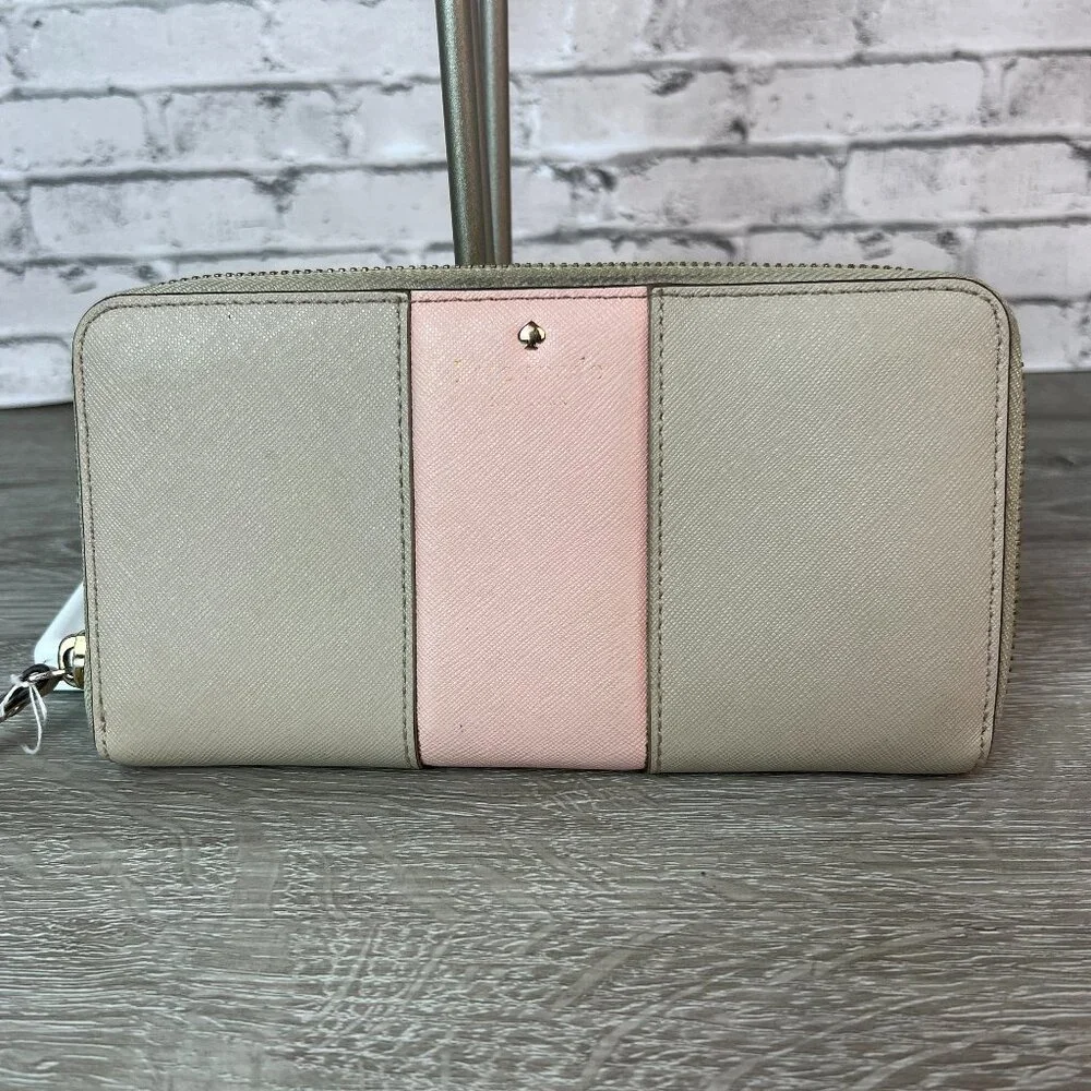 Kate sapde Accordion zip around wallet clutch